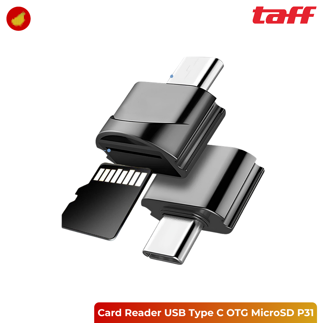 Taffware Card Reader USB Type C OTG MicroSD - P31