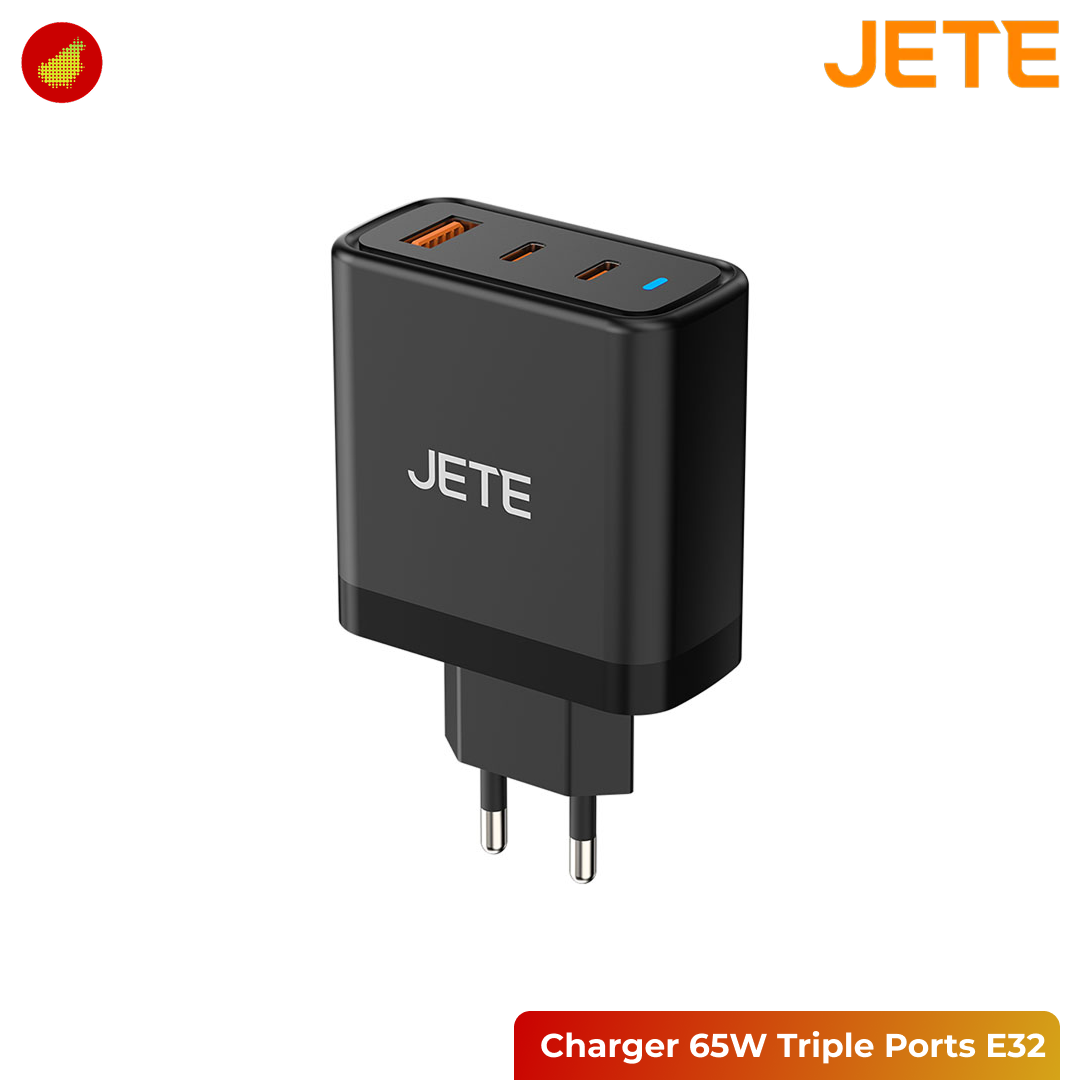 JETE E32 Charger 65W Triple Ports