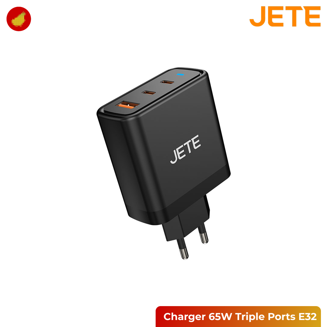 JETE E32 Charger 65W Triple Ports