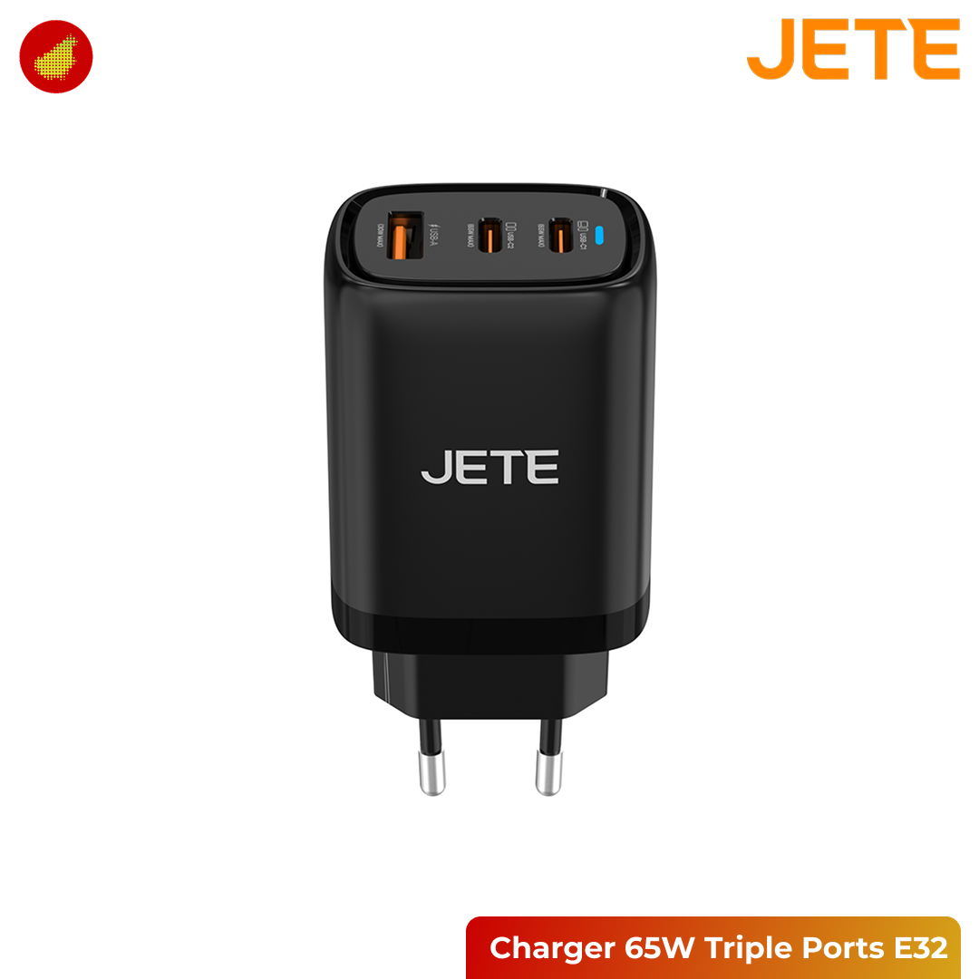 JETE E32 Charger 65W Triple Ports