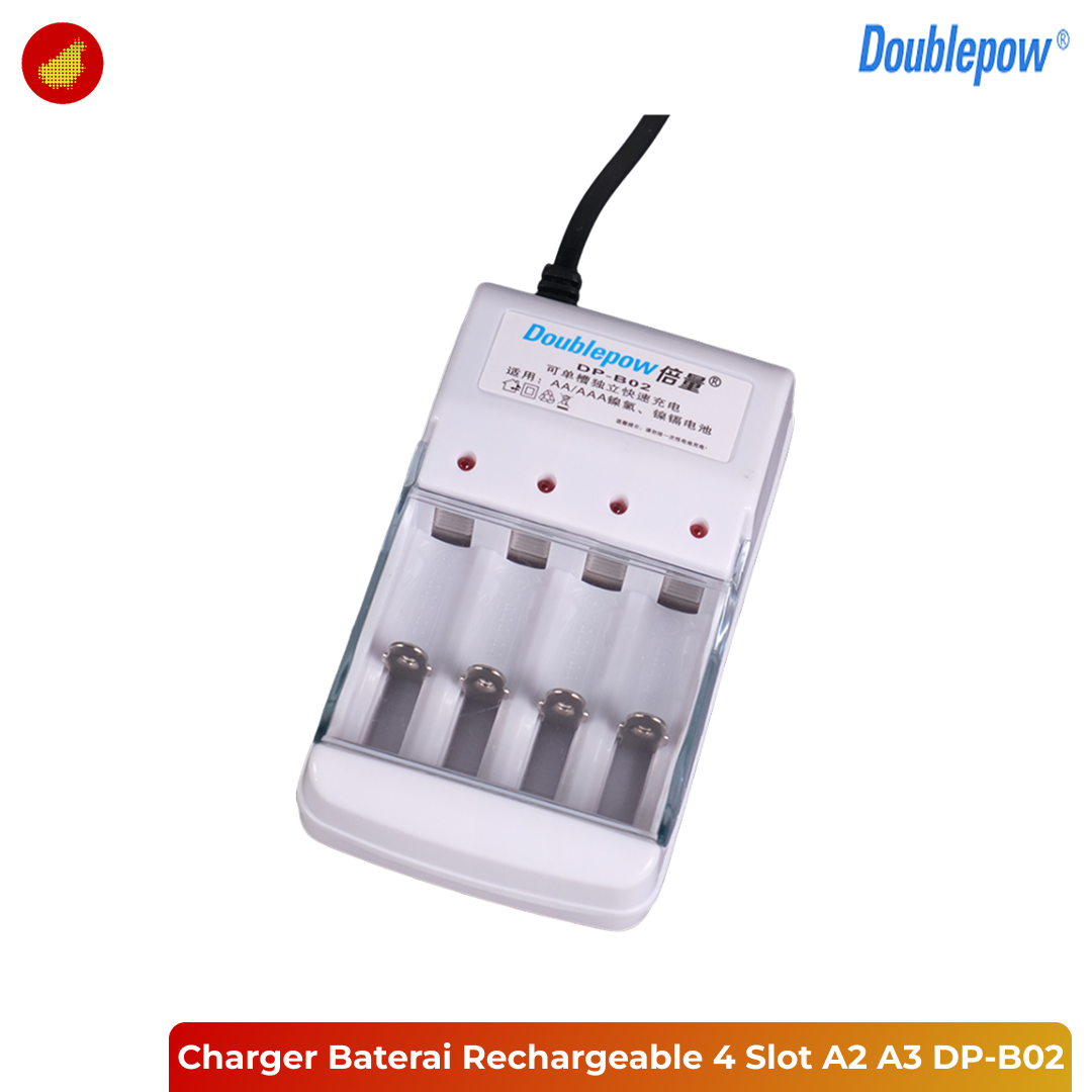 Doublepow Charger Baterai Rechargeable 4 Slot AA AAA - DP-B02