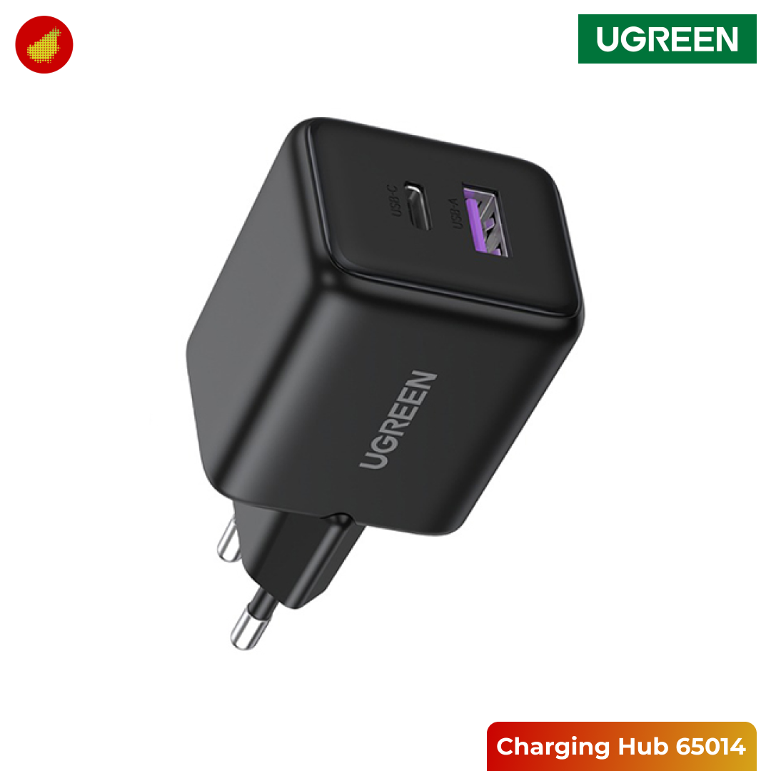 UGREEN GaN 30W N Series Dual Port Charging Hub