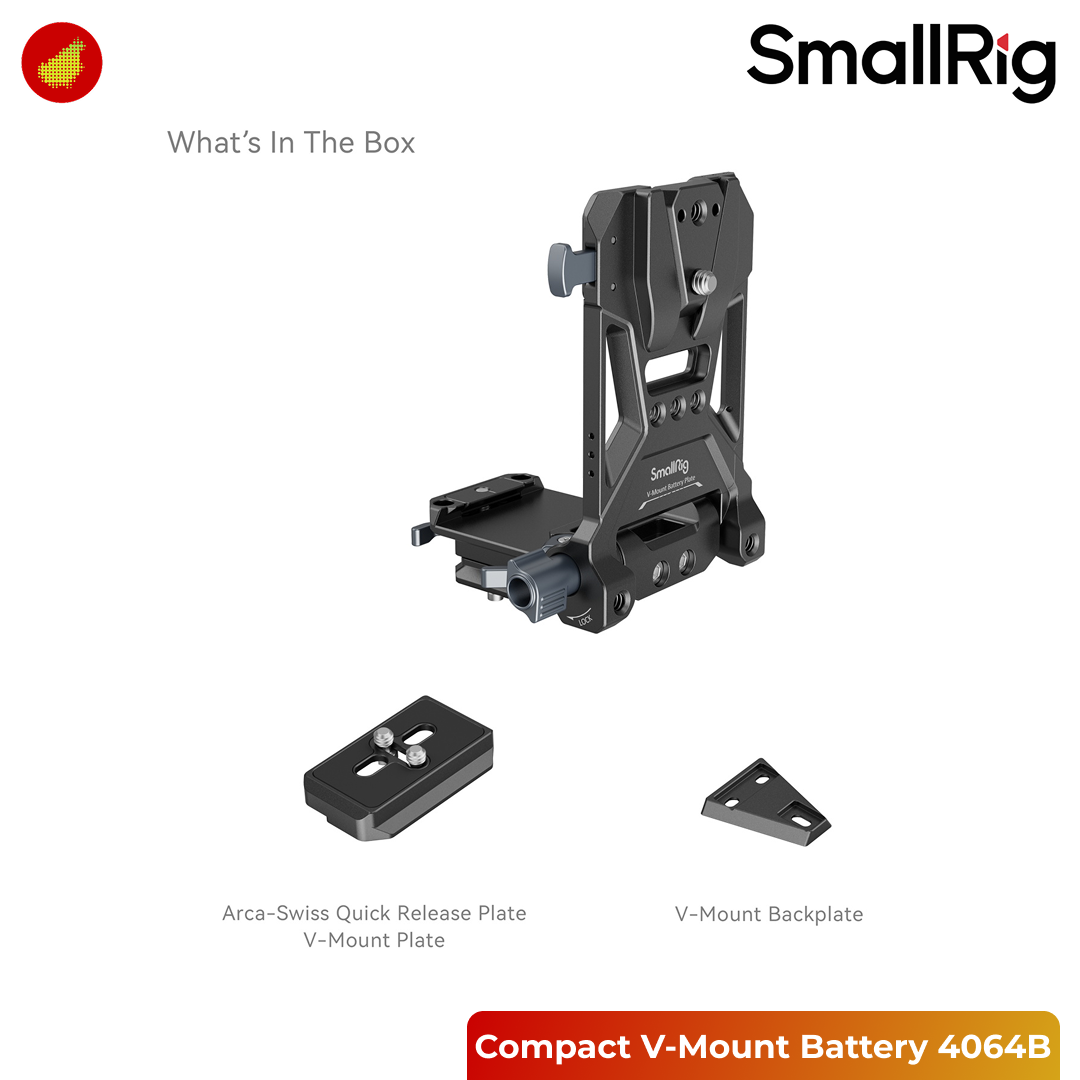 SmallRig Compact V-Mount Battery Mounting System - 4064B