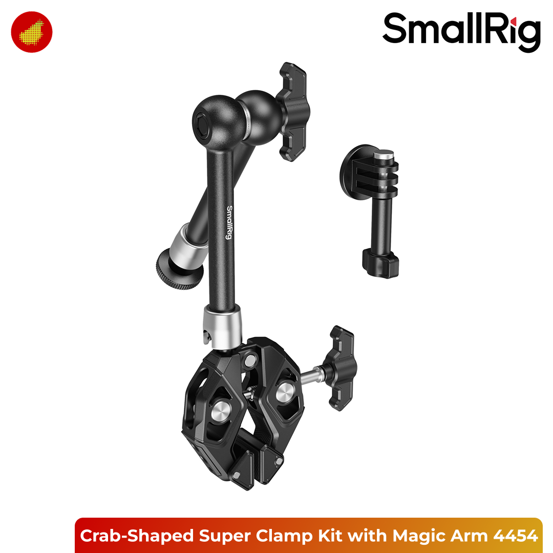 SmallRig Crab-Shaped Super Clamp Kit with Magic Arm - 4454