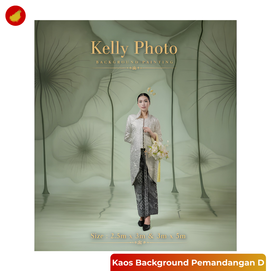 Kaos Background Studio Foto Pemandangan for Indoor Photo Studio