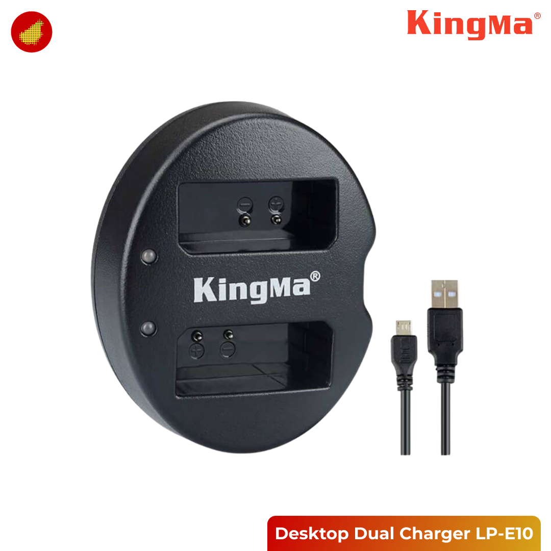 KingMa Desktop Dual Charger LP-E10