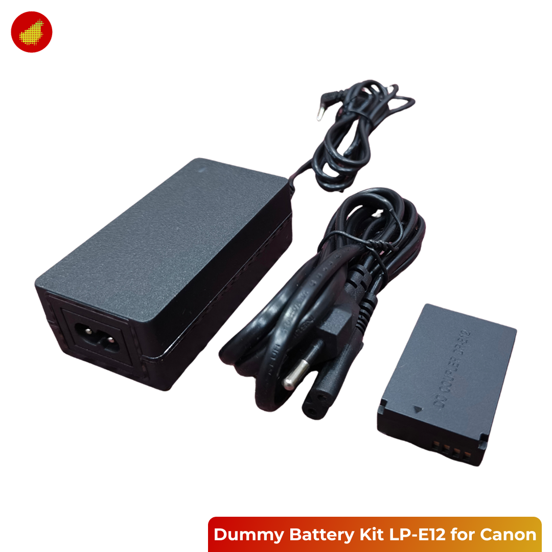 Dummy Battery Kit LP-E12 for Canon