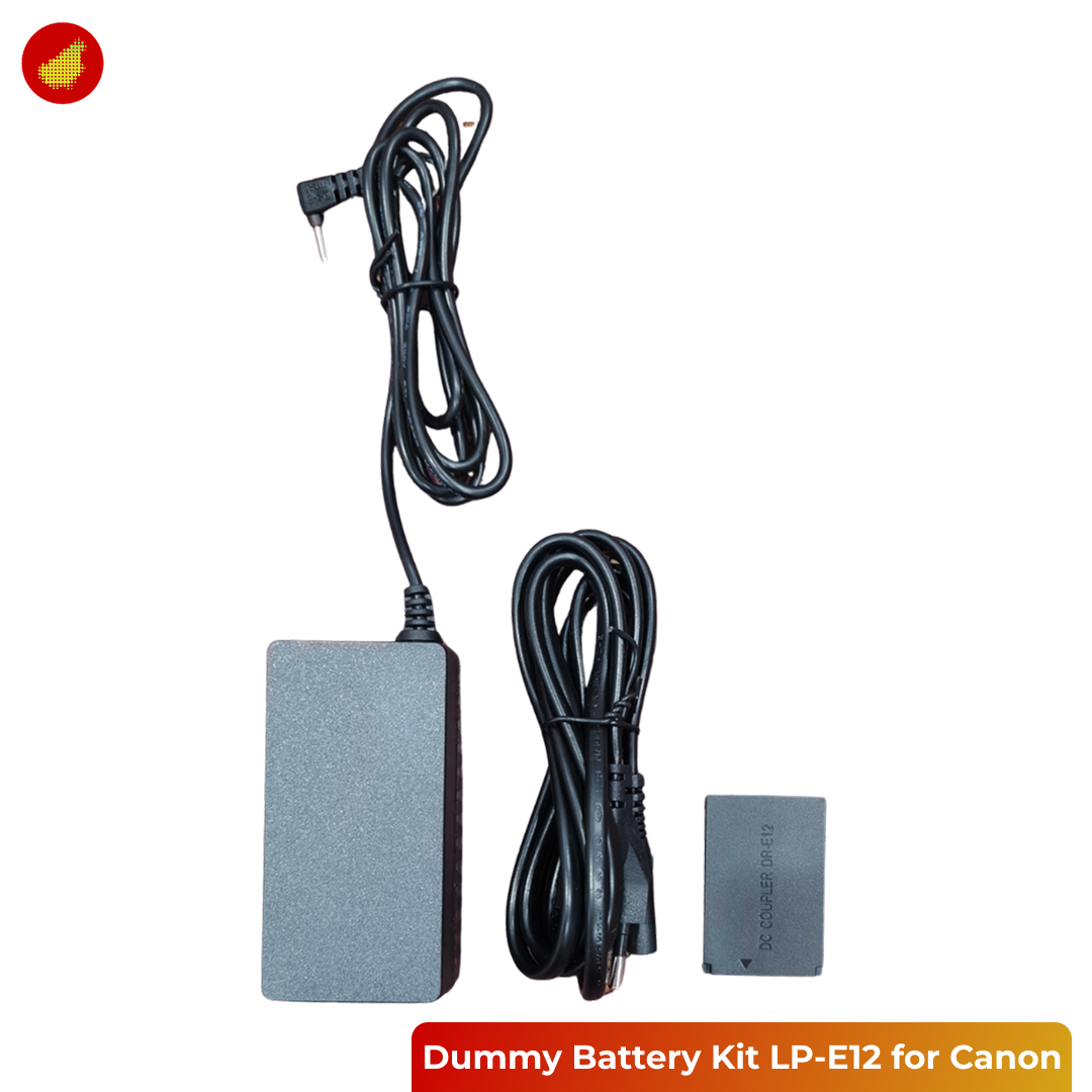 Dummy Battery Kit LP-E12 for Canon