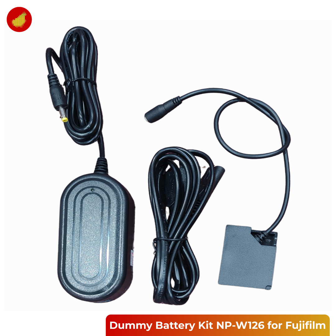 Dummy Battery Kit NP-W126 for Fujifilm