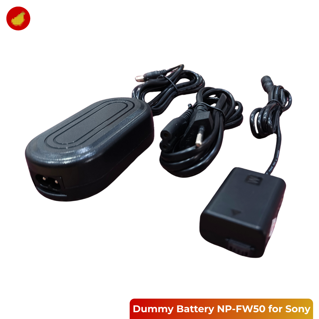 Dummy Battery Kit NP-FW50 for Sony