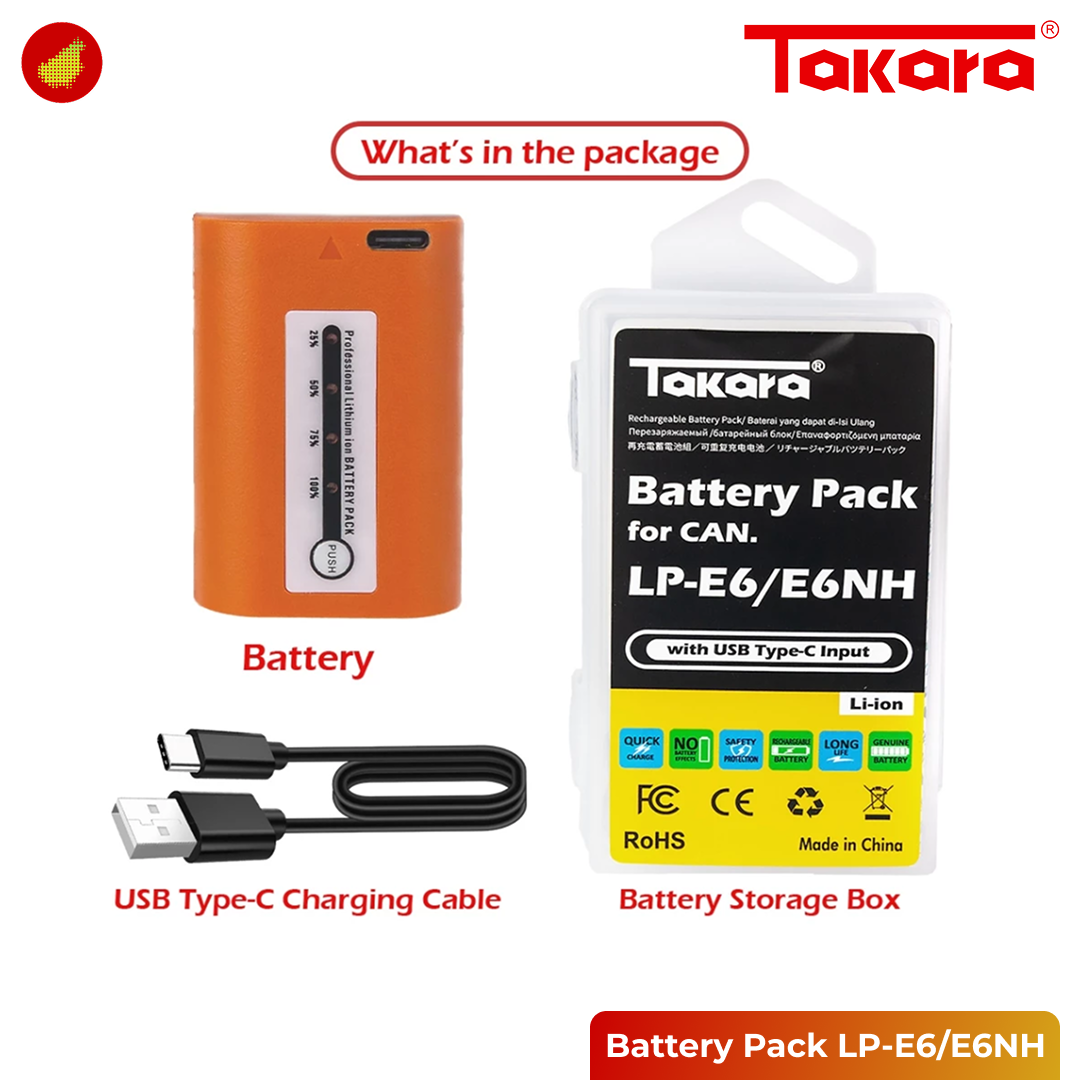 Takara Battery Pack LP-E6/E6NH