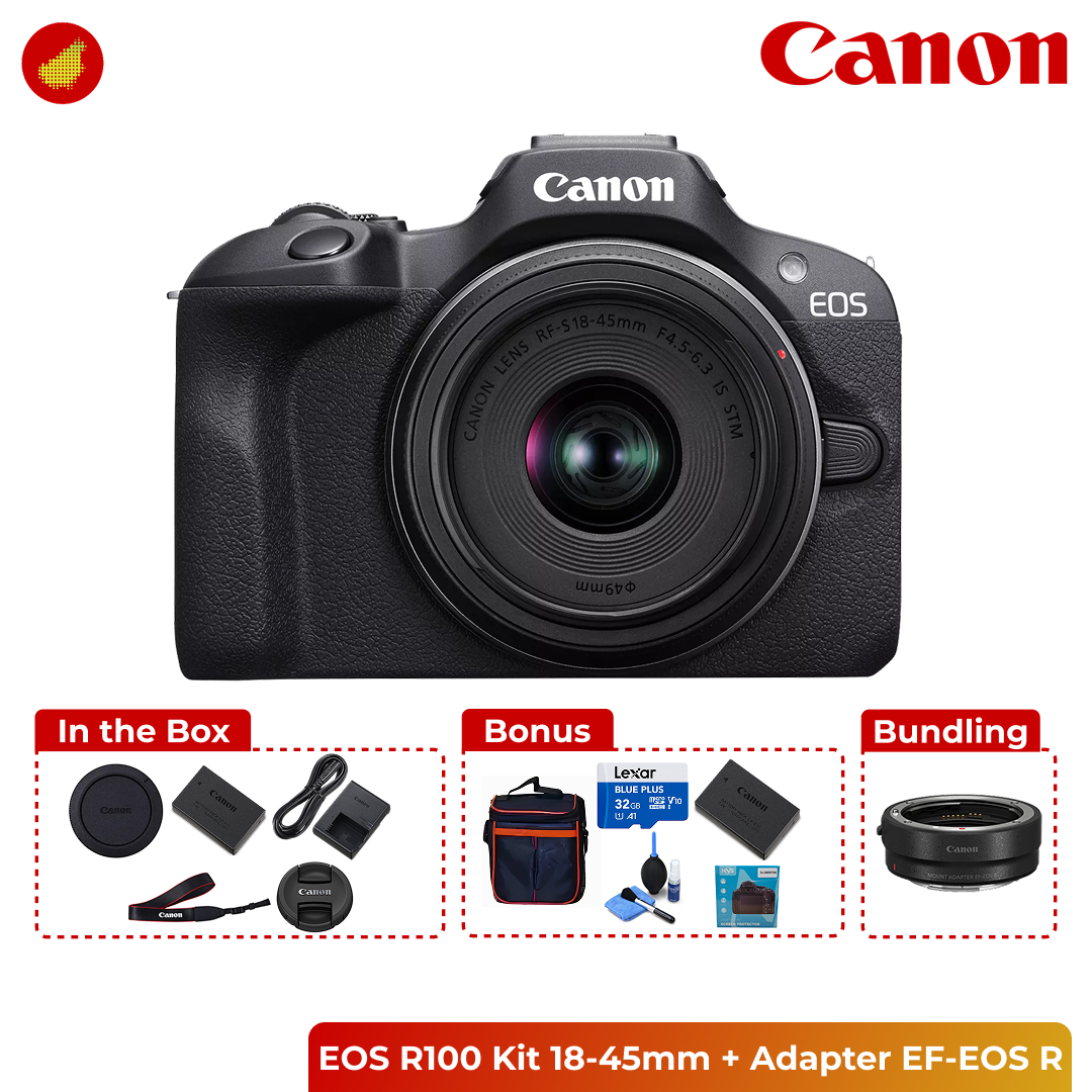 Canon EOS R100 Kit 18-45mm