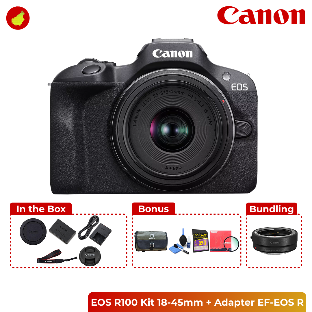 Canon EOS R100 Kit 18-45mm