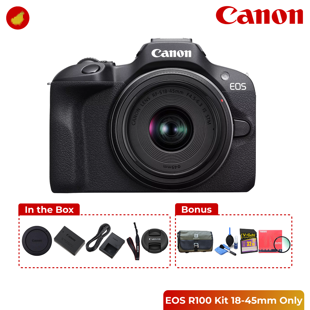 Canon EOS R100 Kit 18-45mm