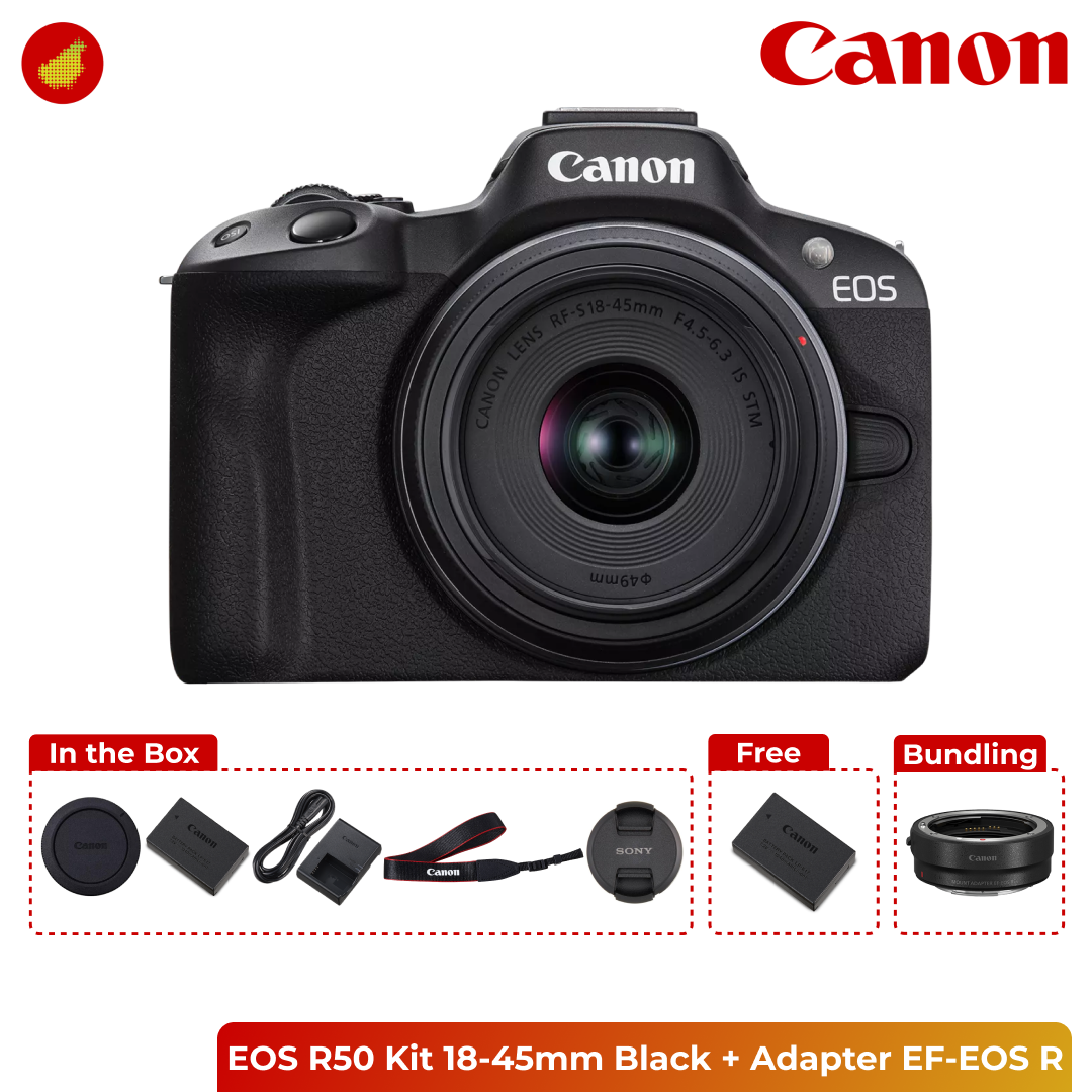 Canon EOS R50 Kit 18-45mm