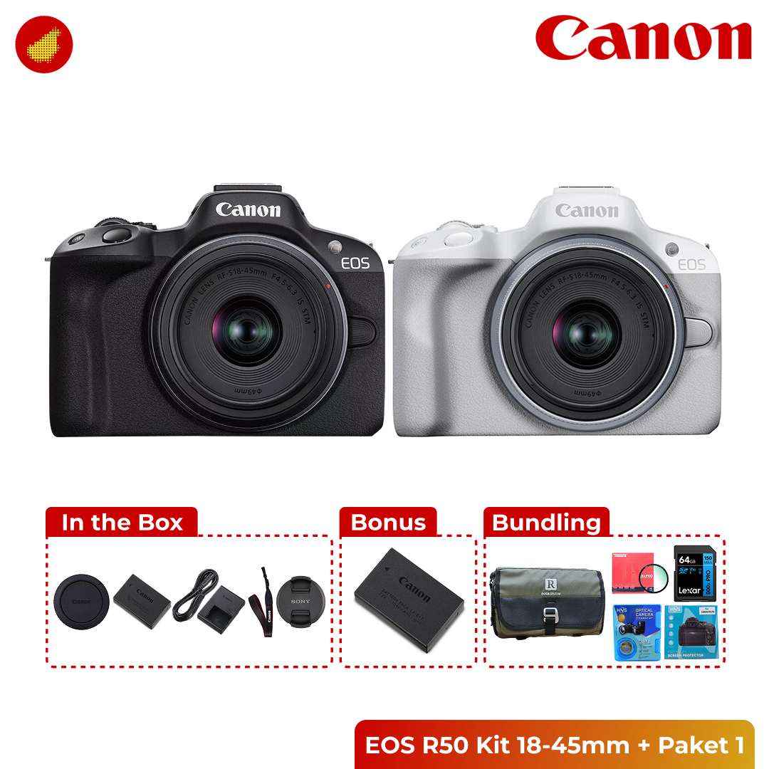 Canon EOS R50 Kit 18-45mm