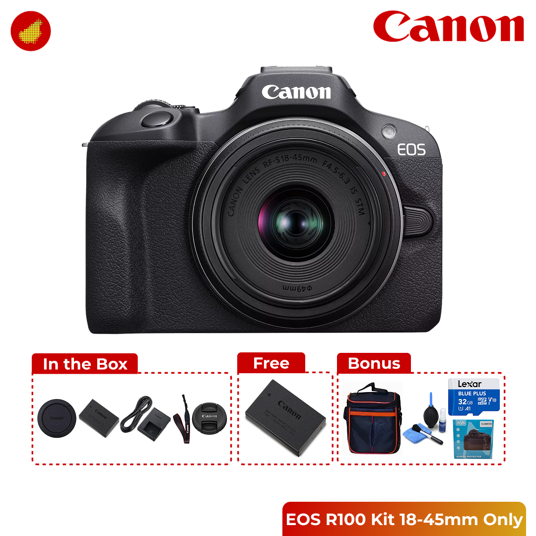 Canon EOS R100 Kit 18-45mm