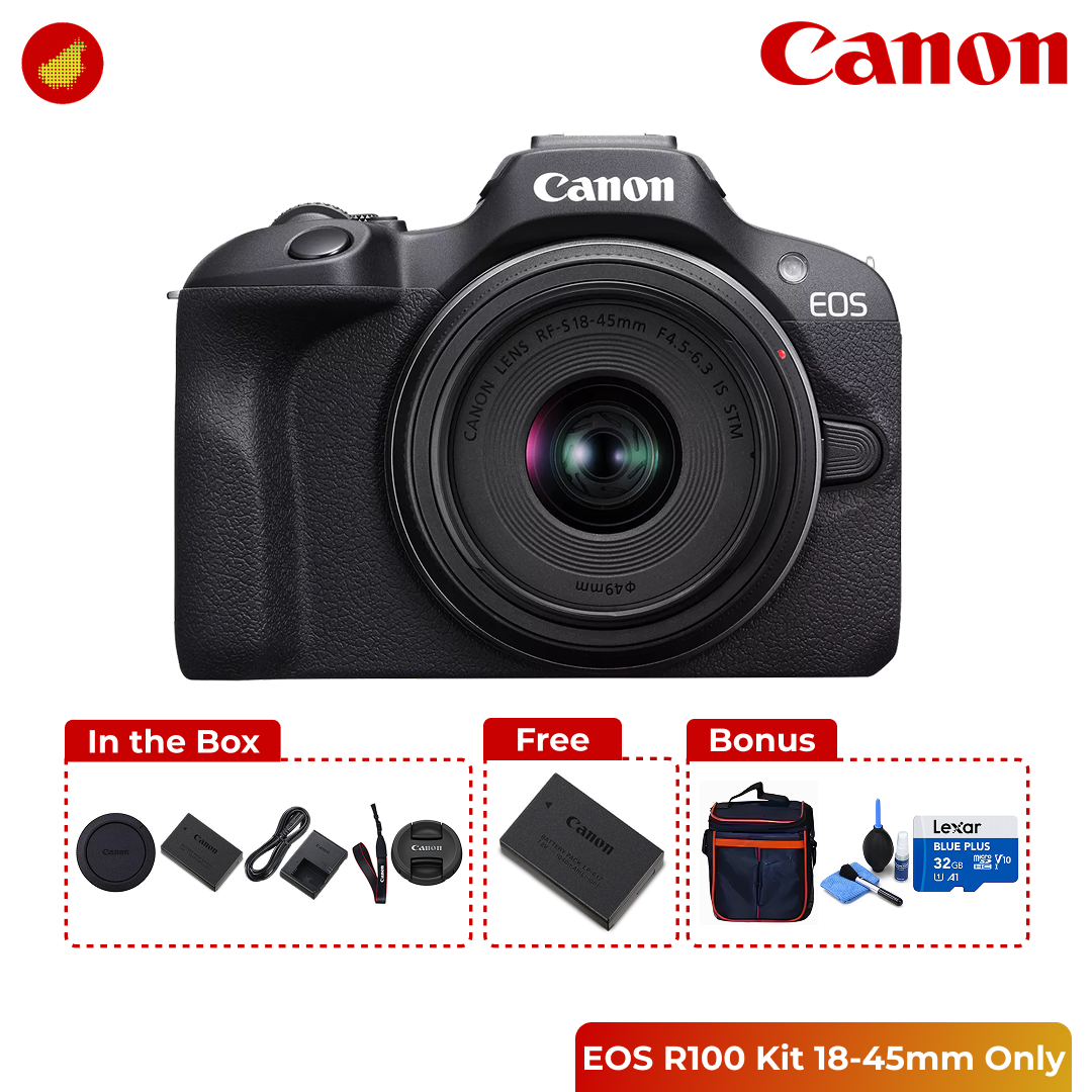 Canon EOS R100 Kit 18-45mm