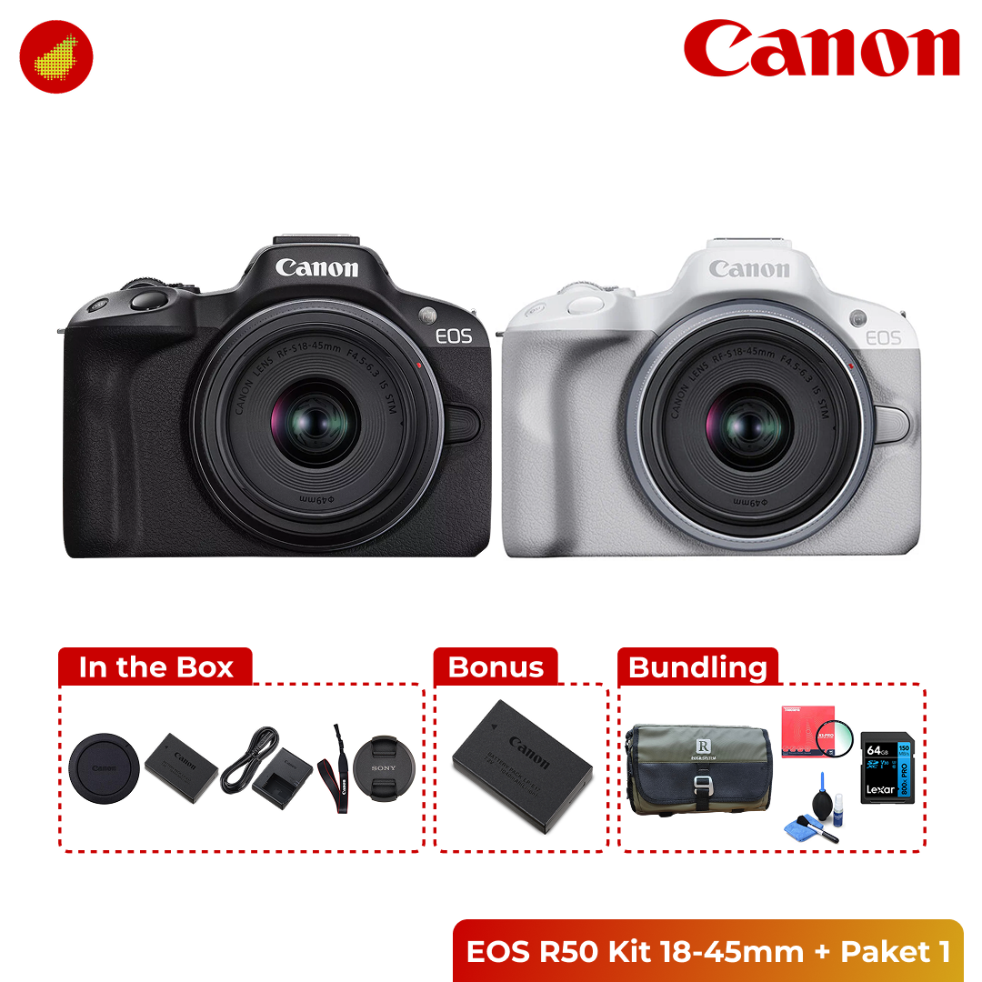 Canon EOS R50 Kit 18-45mm