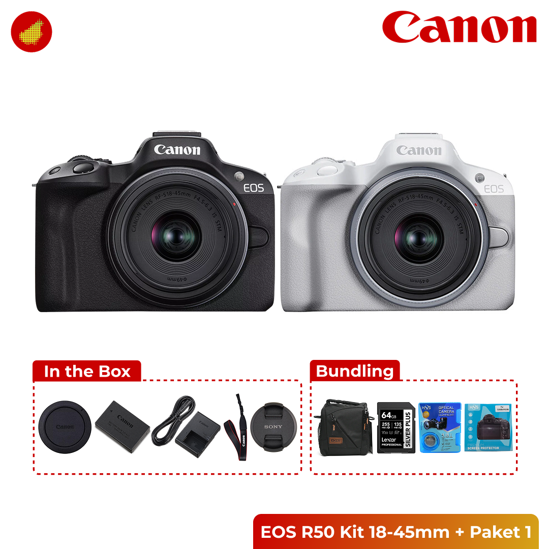 Canon EOS R50 Kit 18-45mm