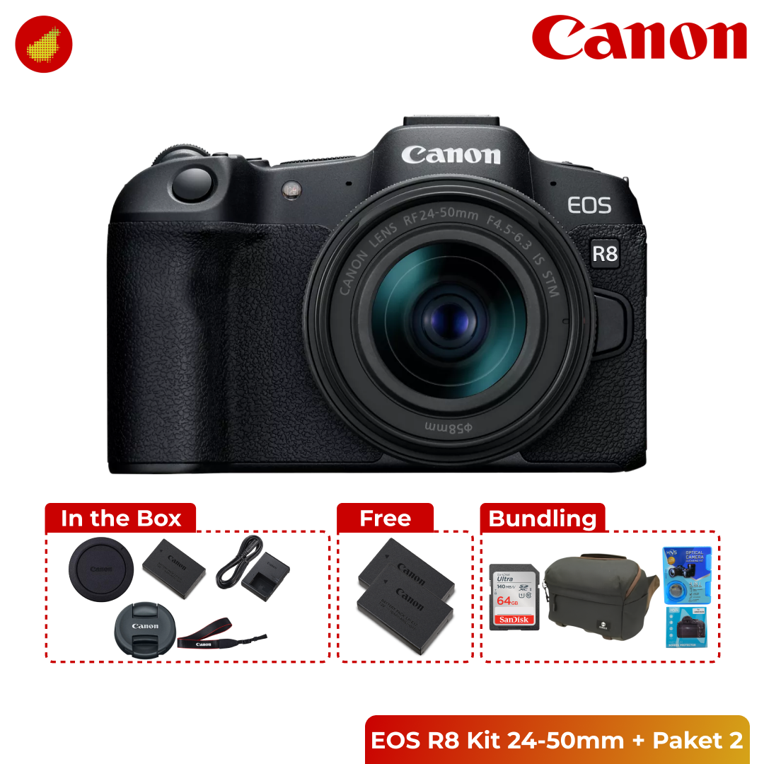 Canon EOS R8 Kit 24-50mm