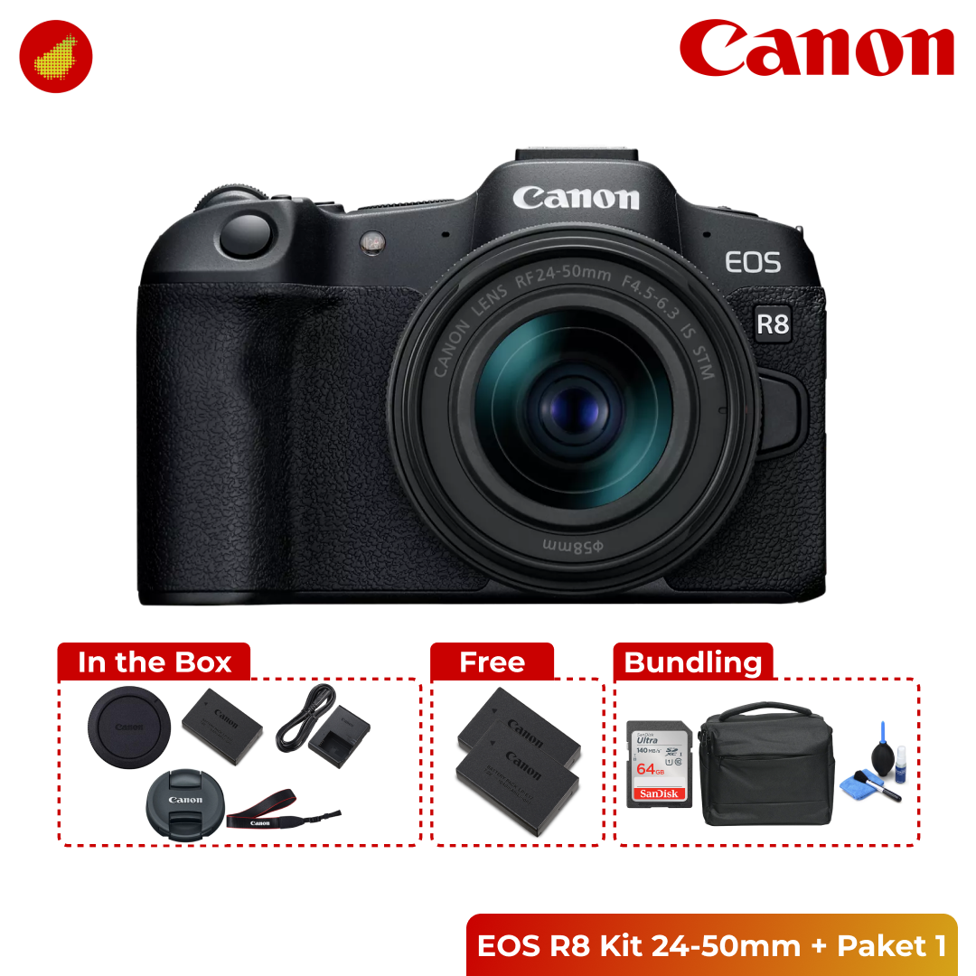 Canon EOS R8 Kit 24-50mm