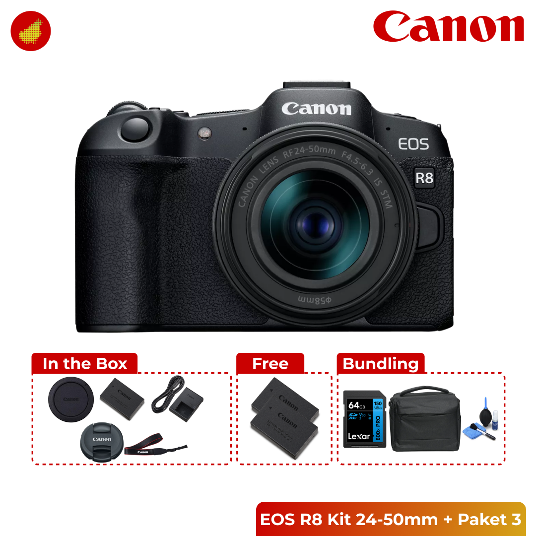 Canon EOS R8 Kit 24-50mm