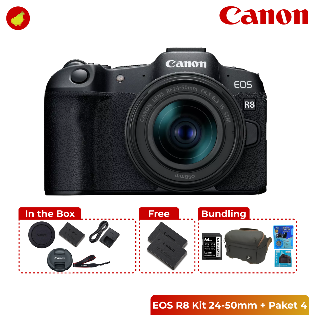 Canon EOS R8 Kit 24-50mm