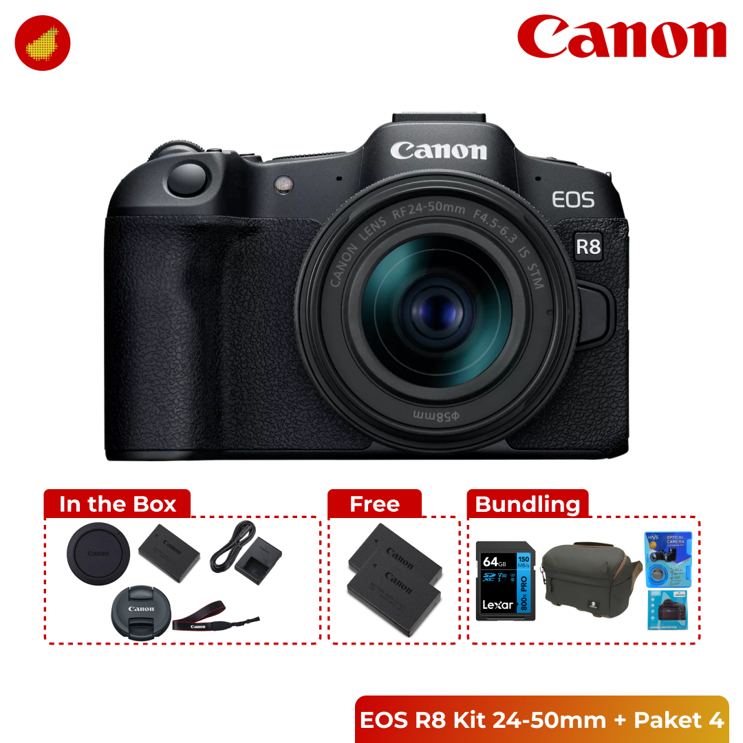 Canon EOS R8 Kit 24-50mm