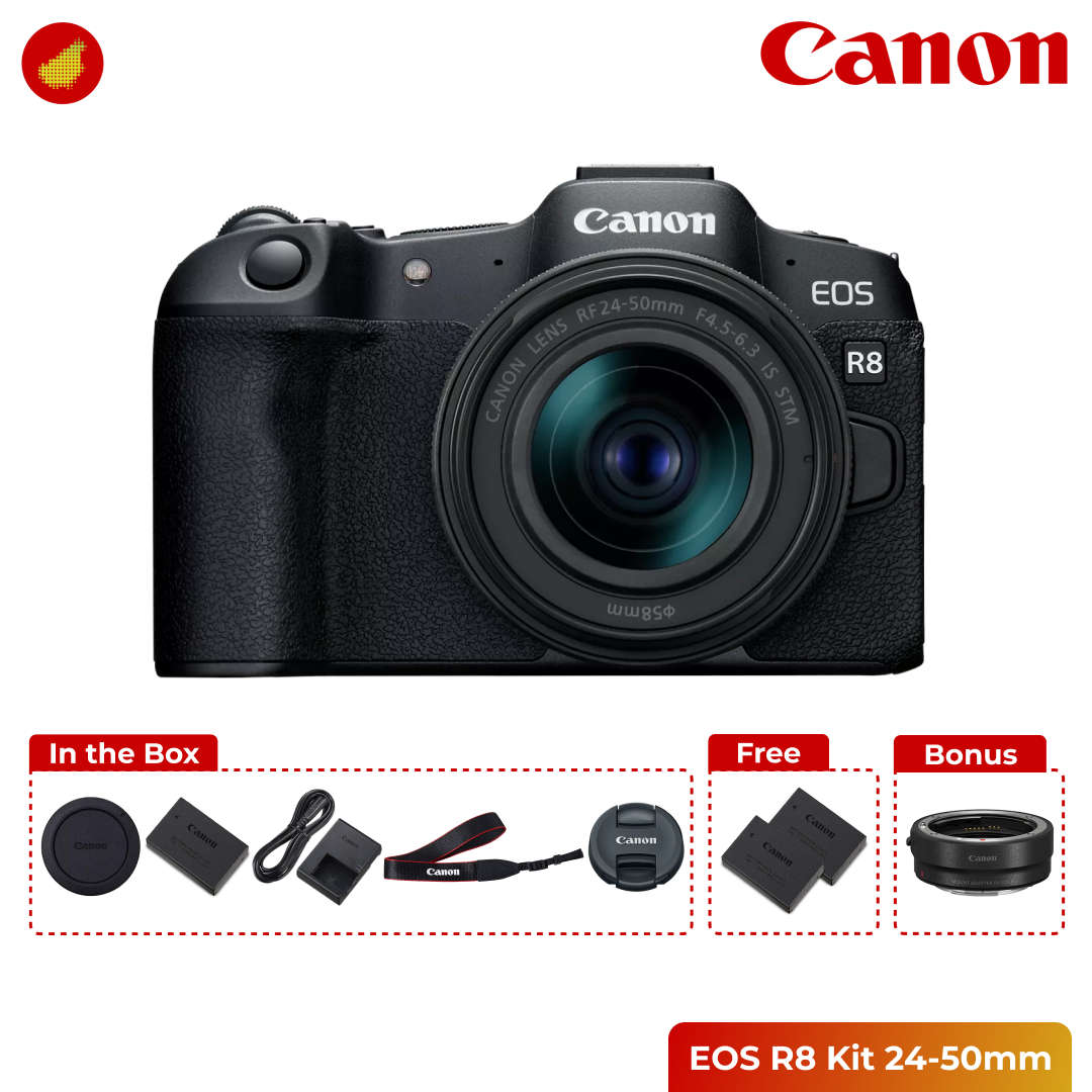 Canon EOS R8 Kit 24-50mm