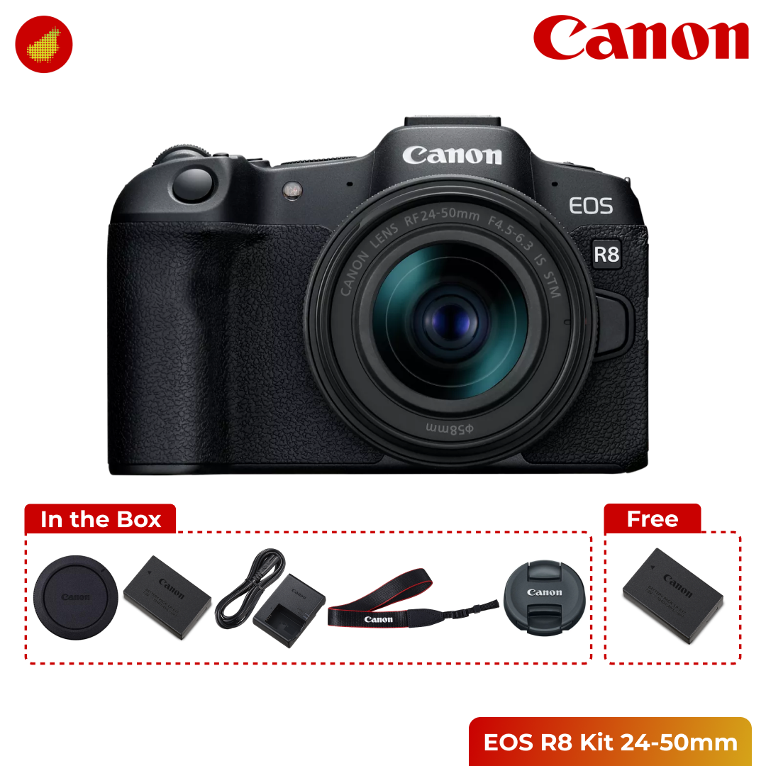 Canon EOS R8 Kit 24-50mm