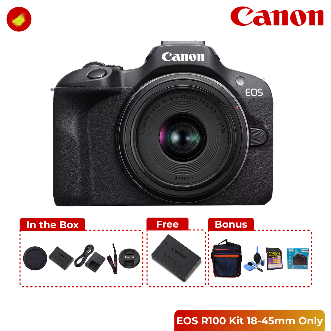 Canon EOS R100 Kit 18-45mm