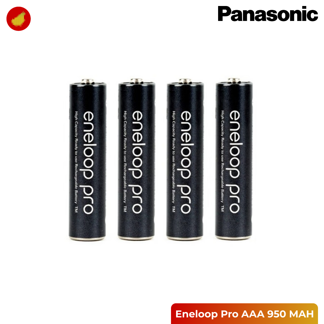 Panasonic Eneloop Pro Rechargeable Battery - 2600 mAh (AA) | 950 mAh (AAA)