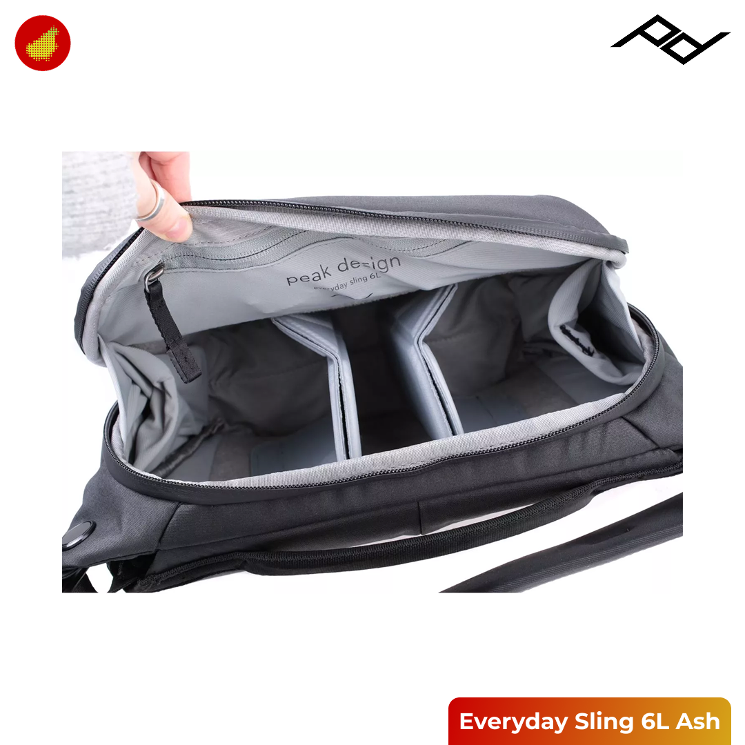 Peak Design Everyday Sling 6L - Midnight | Ash Grey