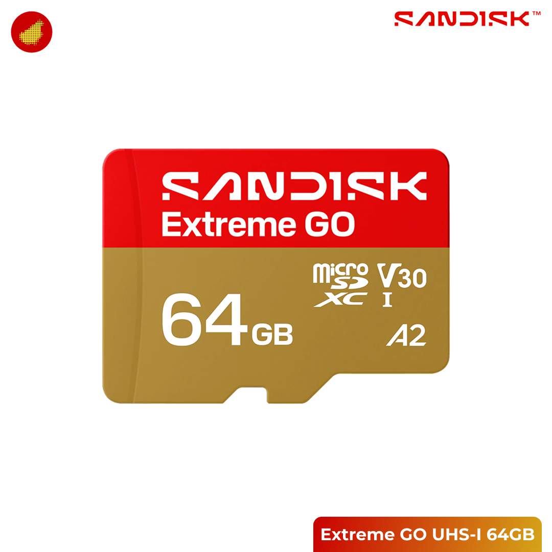 SanDisk Extreme GO microSDXC UHS-I 170MB/s - 64 GB