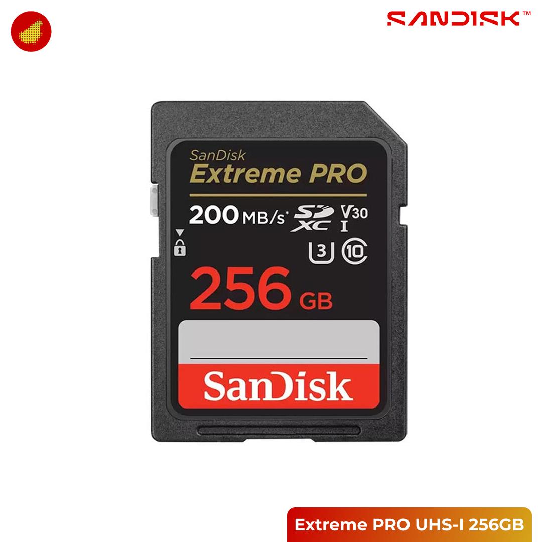 SanDisk Extreme PRO SDXC UHS-I 200MB/s - 128 GB | 256 GB | 512 GB