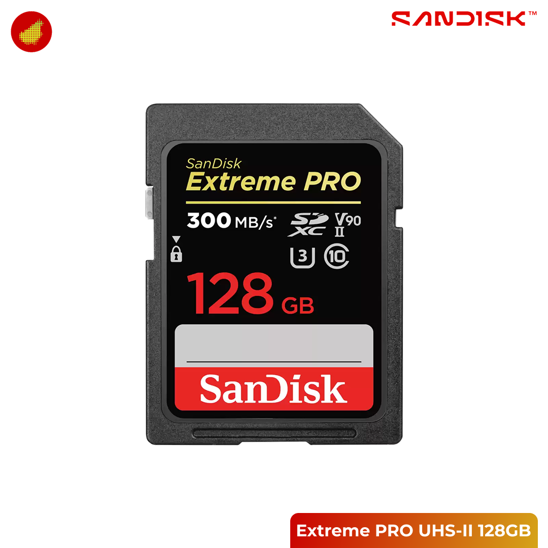 SanDisk Extreme PRO SDHC and SDXC UHS-II 300MB/s - 64 GB | 128 GB