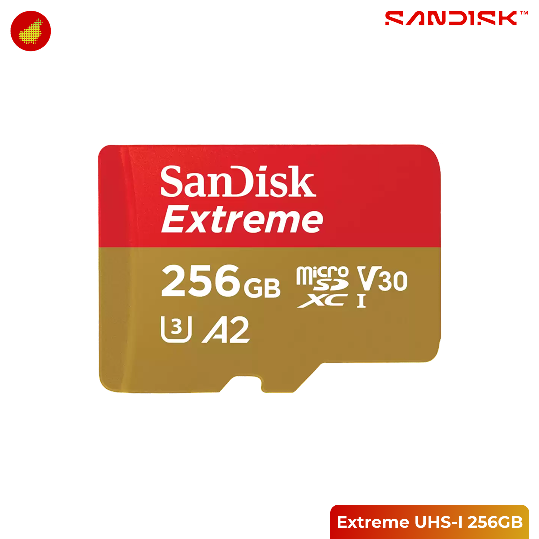 SanDisk Extreme microSDXC UHS-I 190MB/s - 256 GB