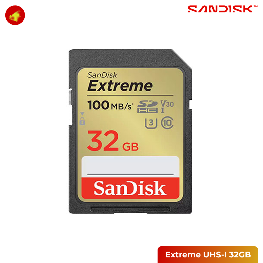 SanDisk Extreme SDHC UHS-I 100MB/s - 32 GB