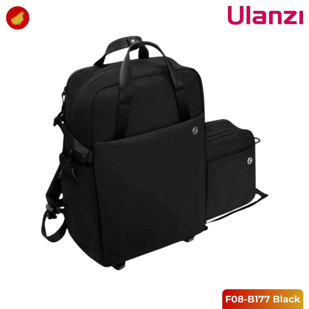 Ulanzi F08 Lightweight Travel Backpack - Gray B159 / Black B177