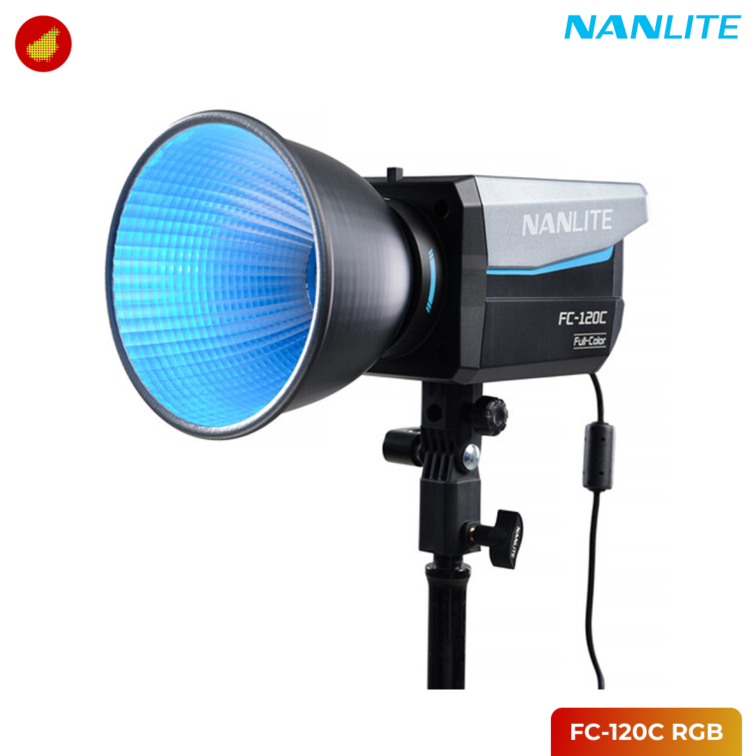 Nanlite FC-120 LED Video Light Handheld Spotlight Bi-color / RGB