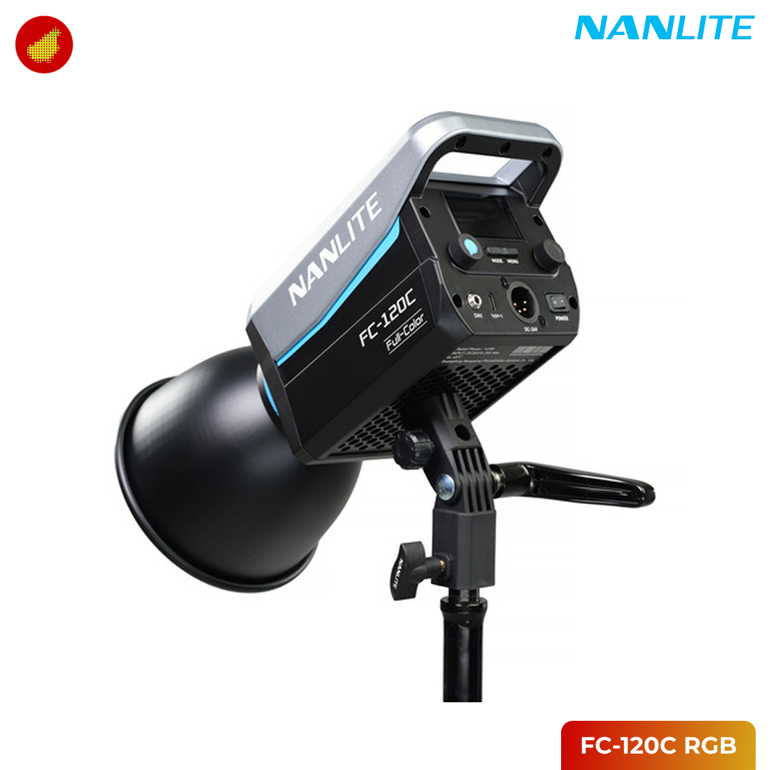 Nanlite FC-120 LED Video Light Handheld Spotlight Bi-color / RGB