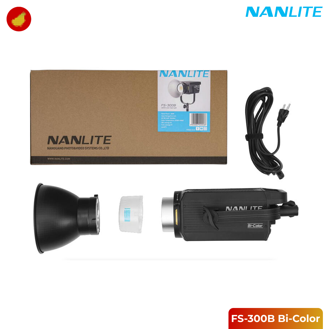 Nanlite FS-300B Bi-Color LED Monolight