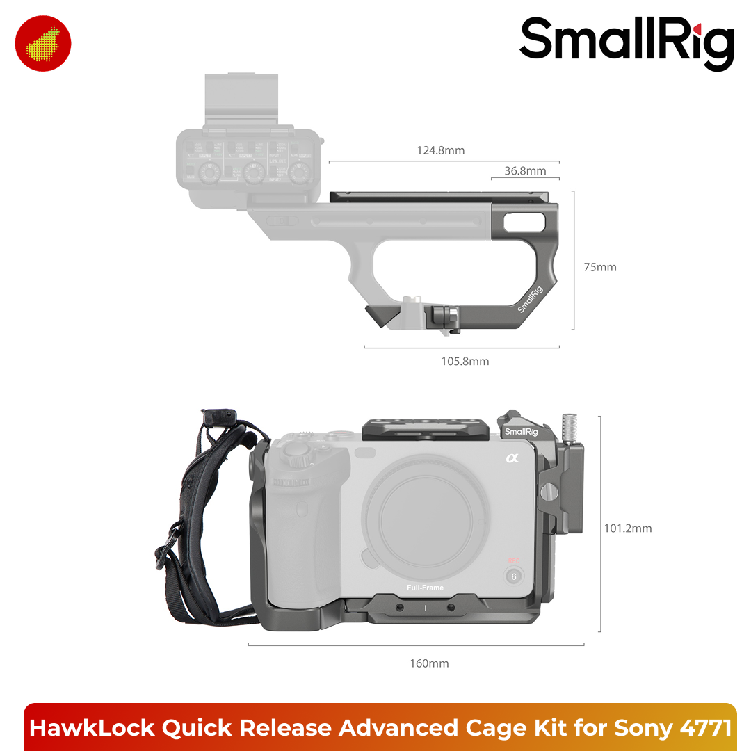 SmallRig HawkLock Quick Release Advanced Cage Kit for Sony FX3/FX30