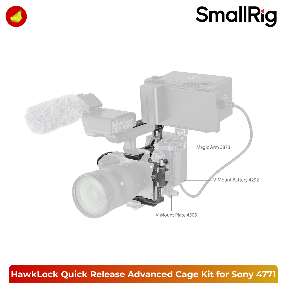 SmallRig HawkLock Quick Release Advanced Cage Kit for Sony FX3/FX30