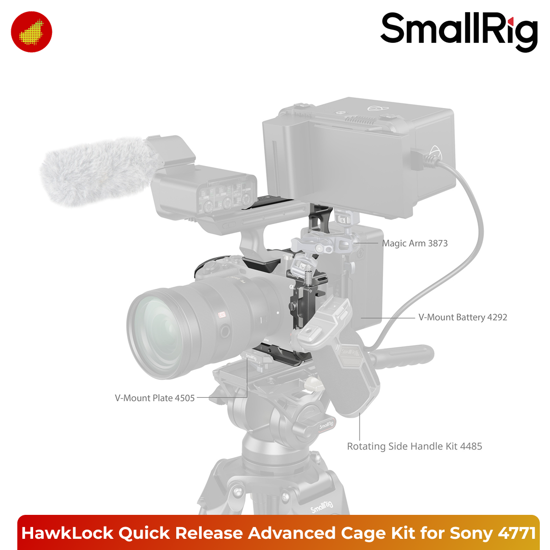 SmallRig HawkLock Quick Release Advanced Cage Kit for Sony FX3/FX30