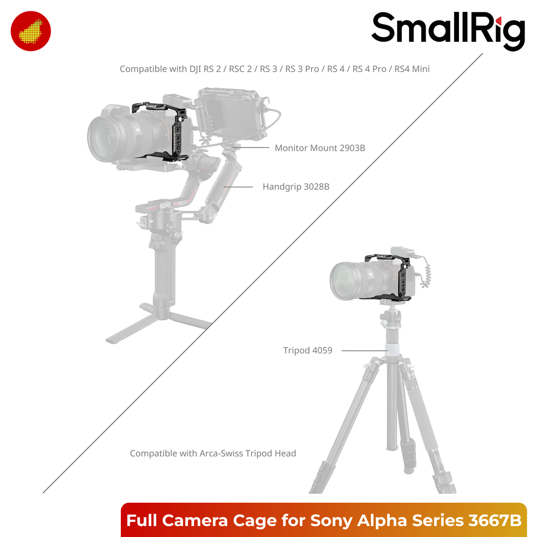 SmallRig Full Camera Cage for Sony Alpha Series