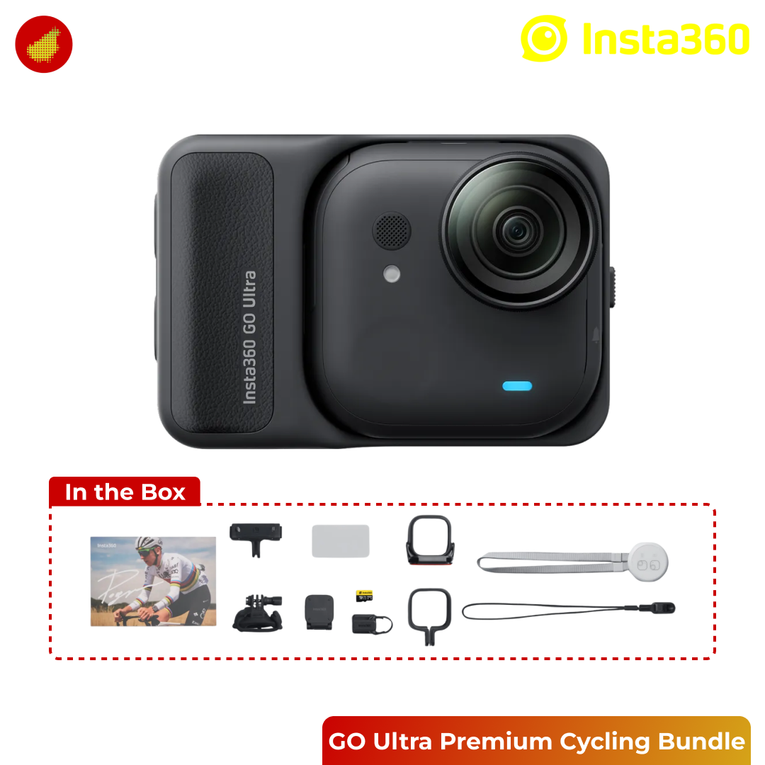 Insta360 GO Ultra Premium Cycling Bundle Action Camera