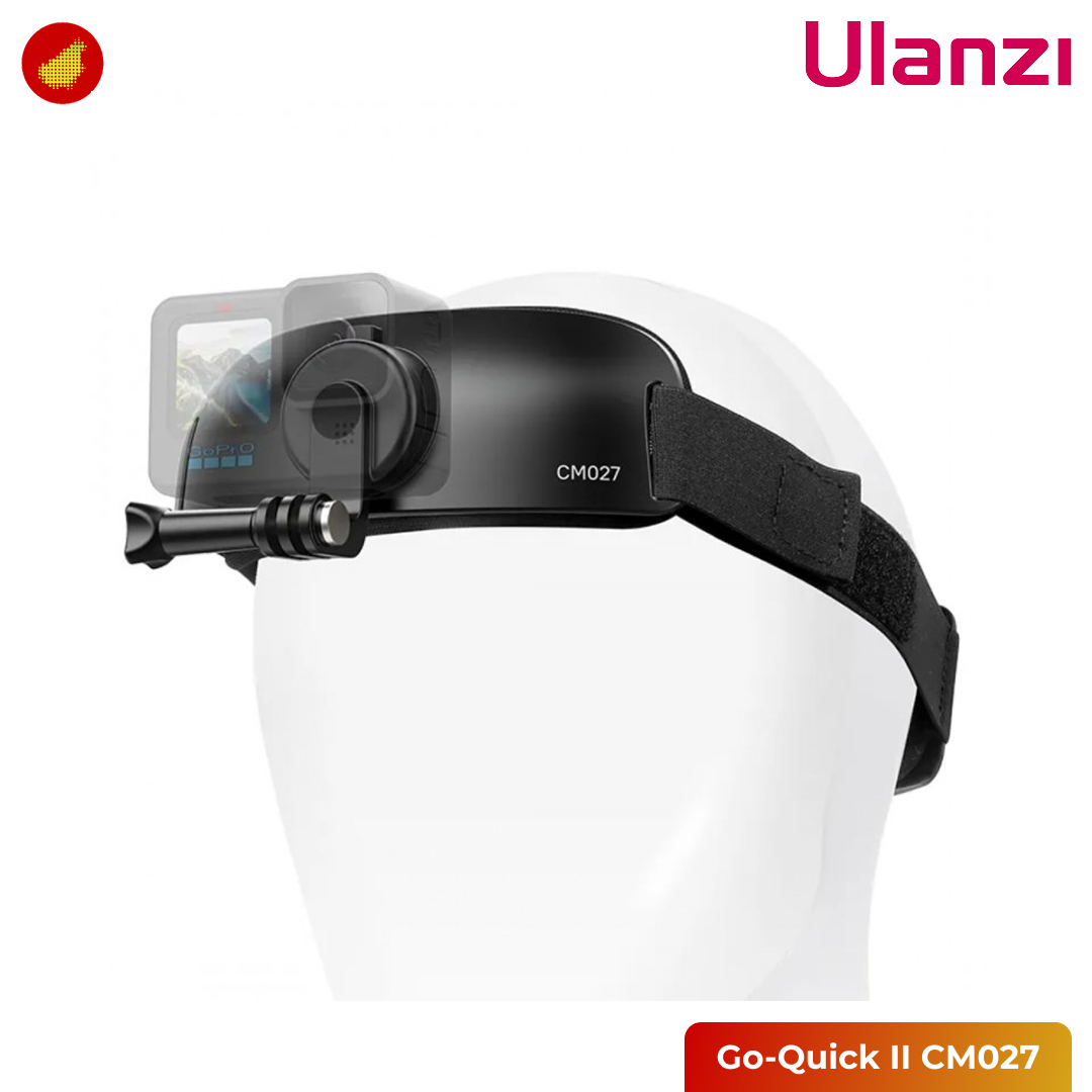 Ulanzi Go-Quick II CM027 Head Strap Mount for Action Camera and Smartphone