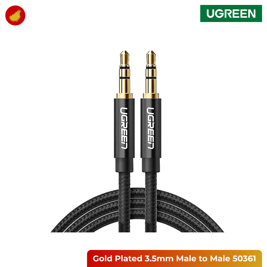 UGREEN Gold Plated 3.5mm Male to 3.5mm Male Cable